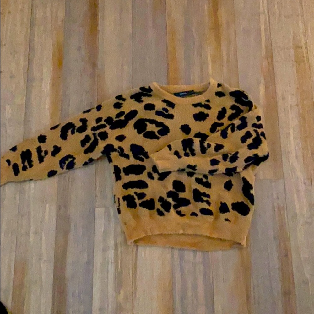 Animal Print Sweater